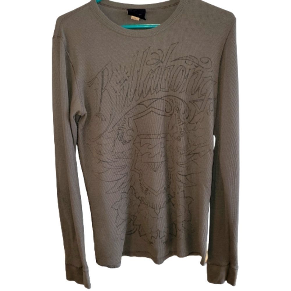 Billabong graphic long sleeved thermal shirt